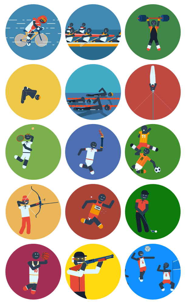 Pictogram Sports Icons  - 2