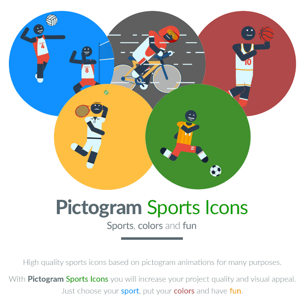Pictogram Sports Icons  - 1