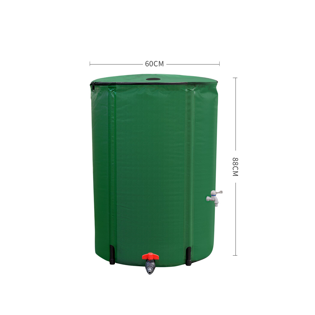 Water Tank Rain Storage Tanks Collapsible Camping Caravan Hydroponic Aqua 250L
