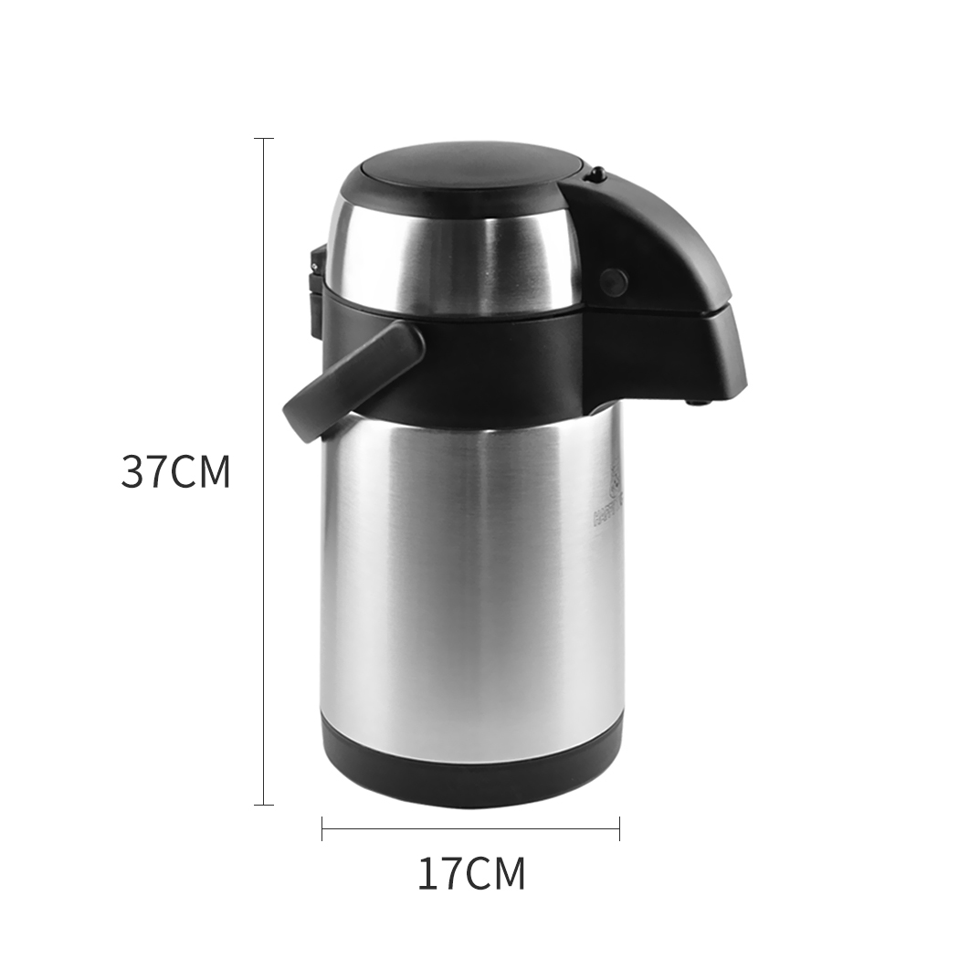 Airpot Stainless Steel Air Pots Vacuum Insulated Pot Pump Hot Cold Flask 4L