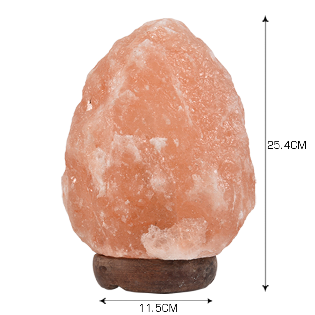 2 Pcs 3-5 kg Himalayan Salt Lamp Rock Crystal Natural Light Dimmer Switch