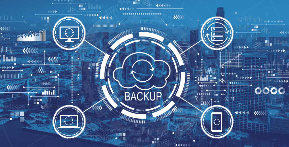 Backup infrastructure illustration