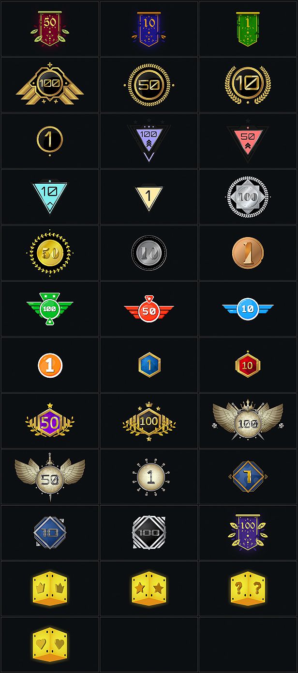 LOOT | 1500+ Elements | Logo, Achivements, Badges, Awards, Medals - 22