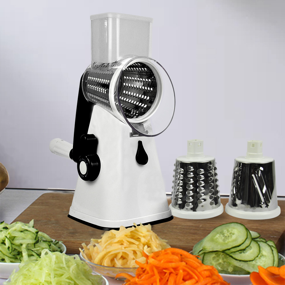 Kitchen Multifunction Vegetable Food Manual Rotary Grater Chopper ...