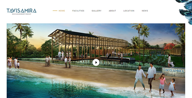 Website Resort Bali – Tavisamira Beach Club & Resort