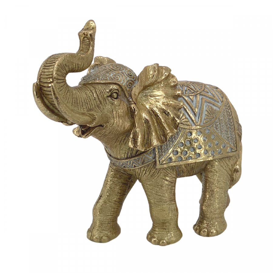 Figura decorativa elefante hindú, 21.5cm