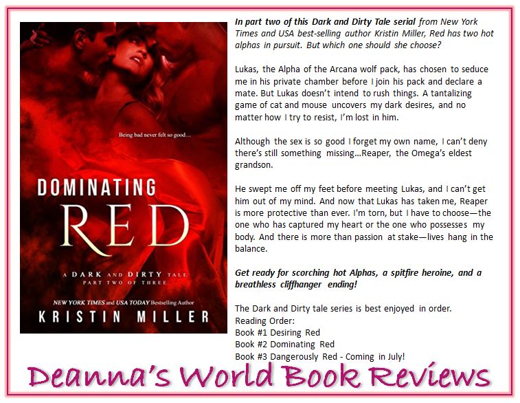 Dominating Red by Kristin Miller blurb