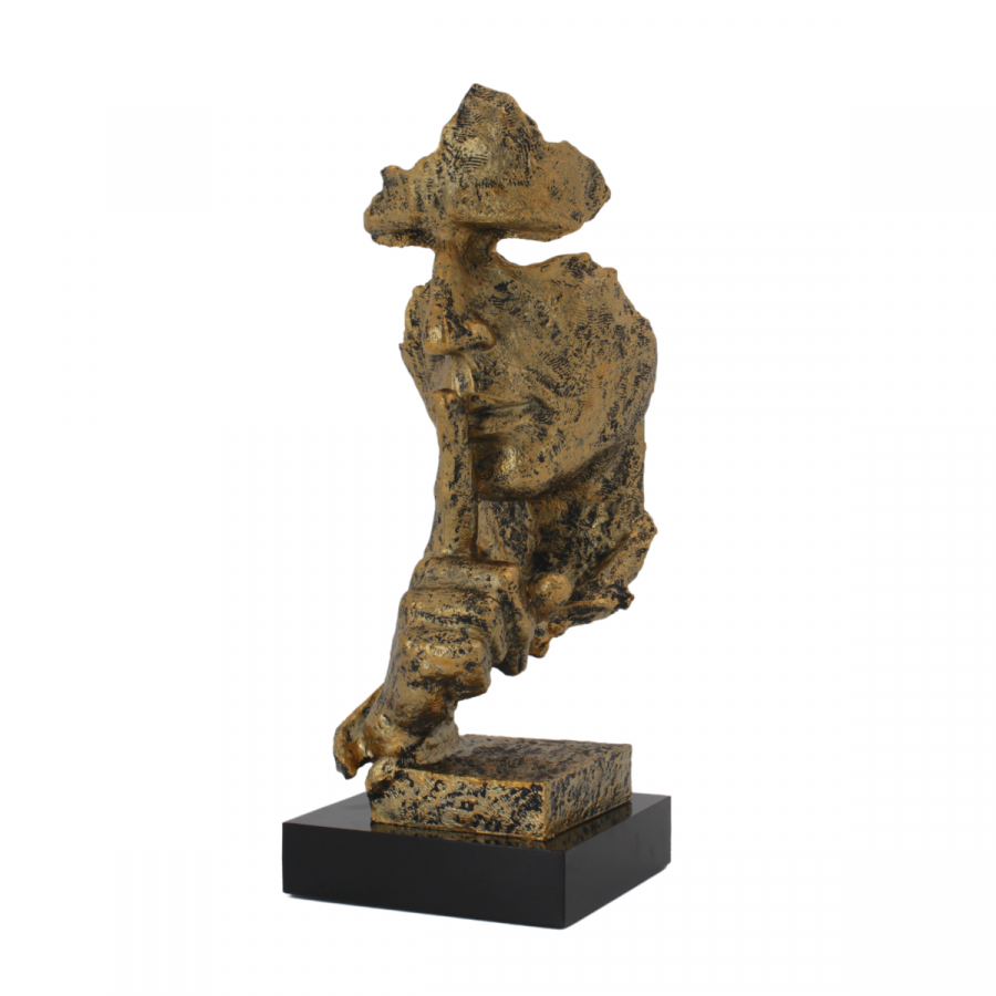 Figura decorativa dorado, 33.2cm