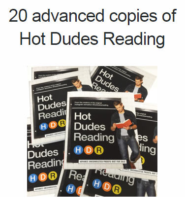 Hot Dudes Reading advanced copies
