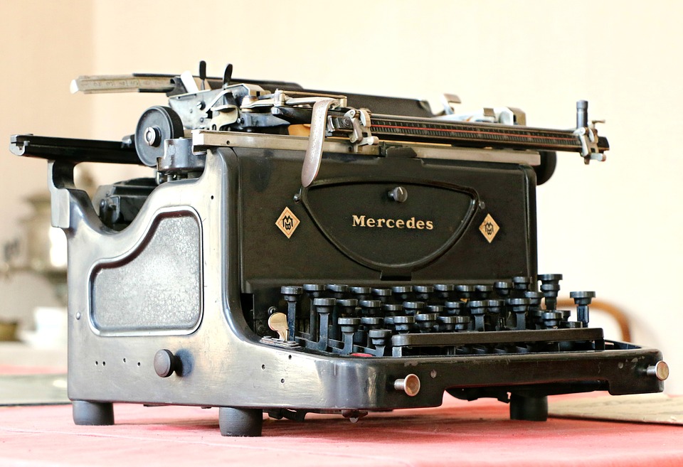 Old typewriter