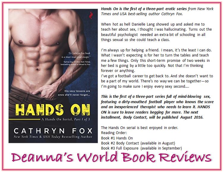 Hands On by Cathryn Fox blurb