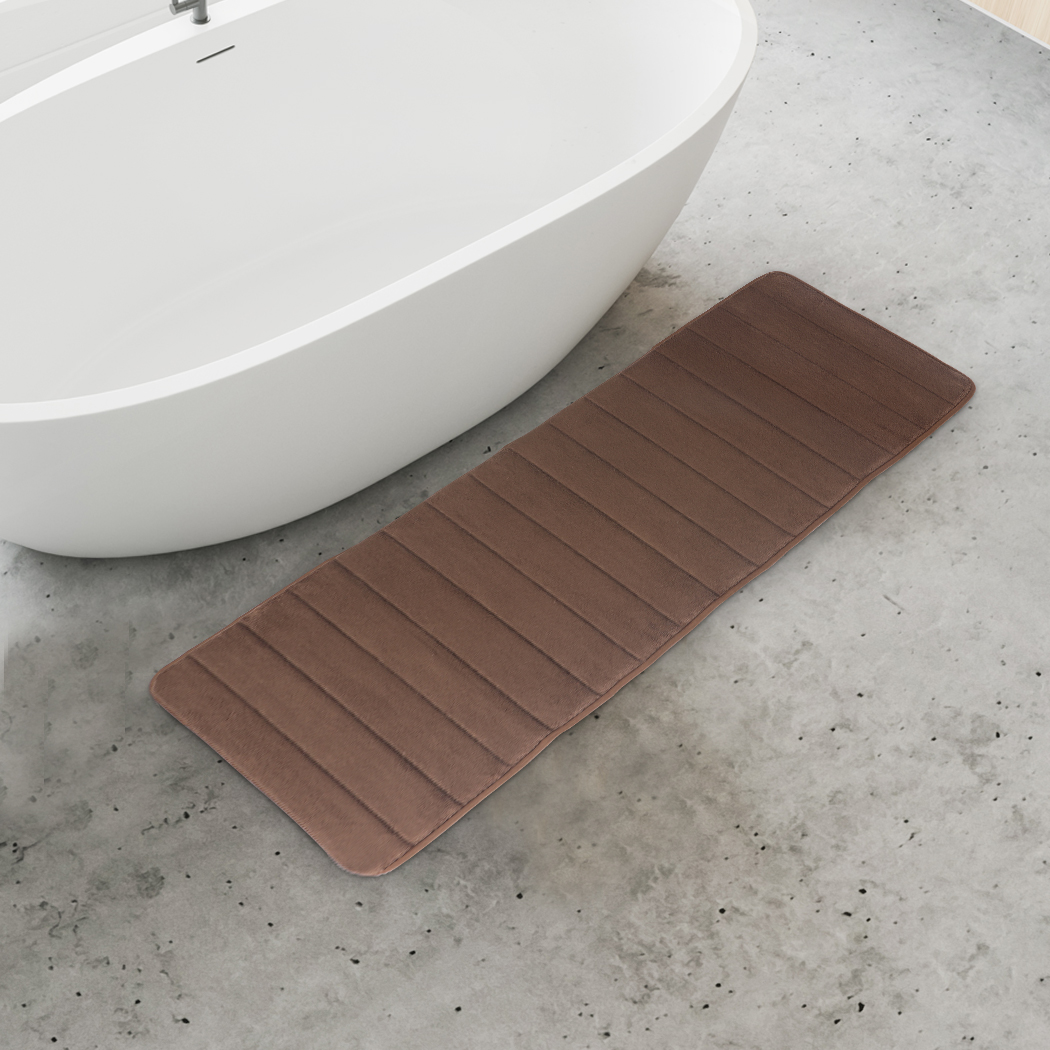 Bath Mat Anti Slip Bathroom Shower Mat Thick Soft Fast Drying 160X50CM