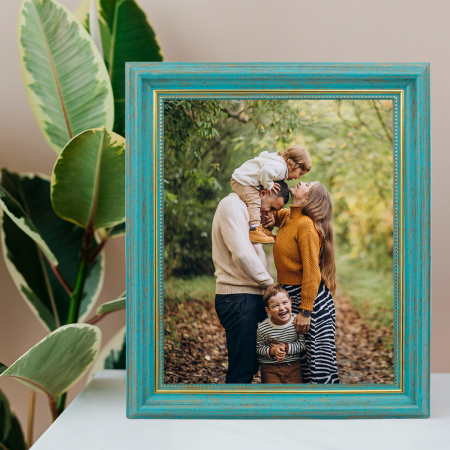 Marco de foto verde, 30.5x25.5cm, madera mdf