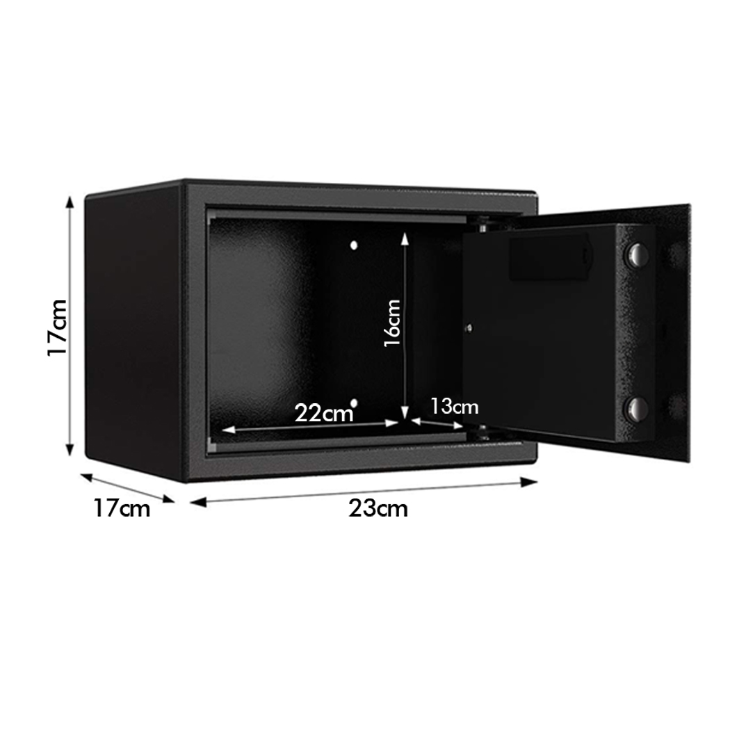 Digital Safe Electronic Security Box Home Office Cash Lock Deposit Password 6.4L