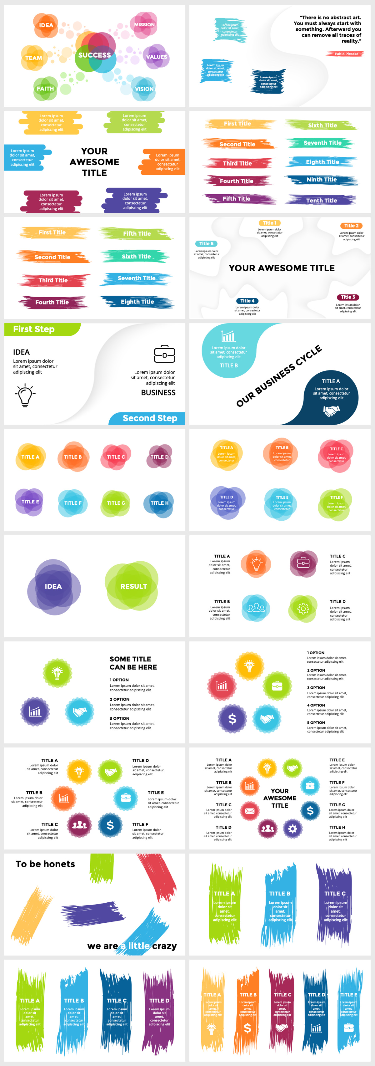Huge Infographics Bundle! Lifetime Updates! PowerPoint, Photoshop, Illustrator. - 216