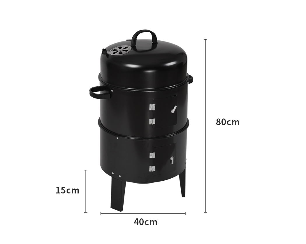 Charcoal BBQ Grill Portable Hibachi Barbecue Outdoor Foldable Camping Picnic - Picture 21 of 69