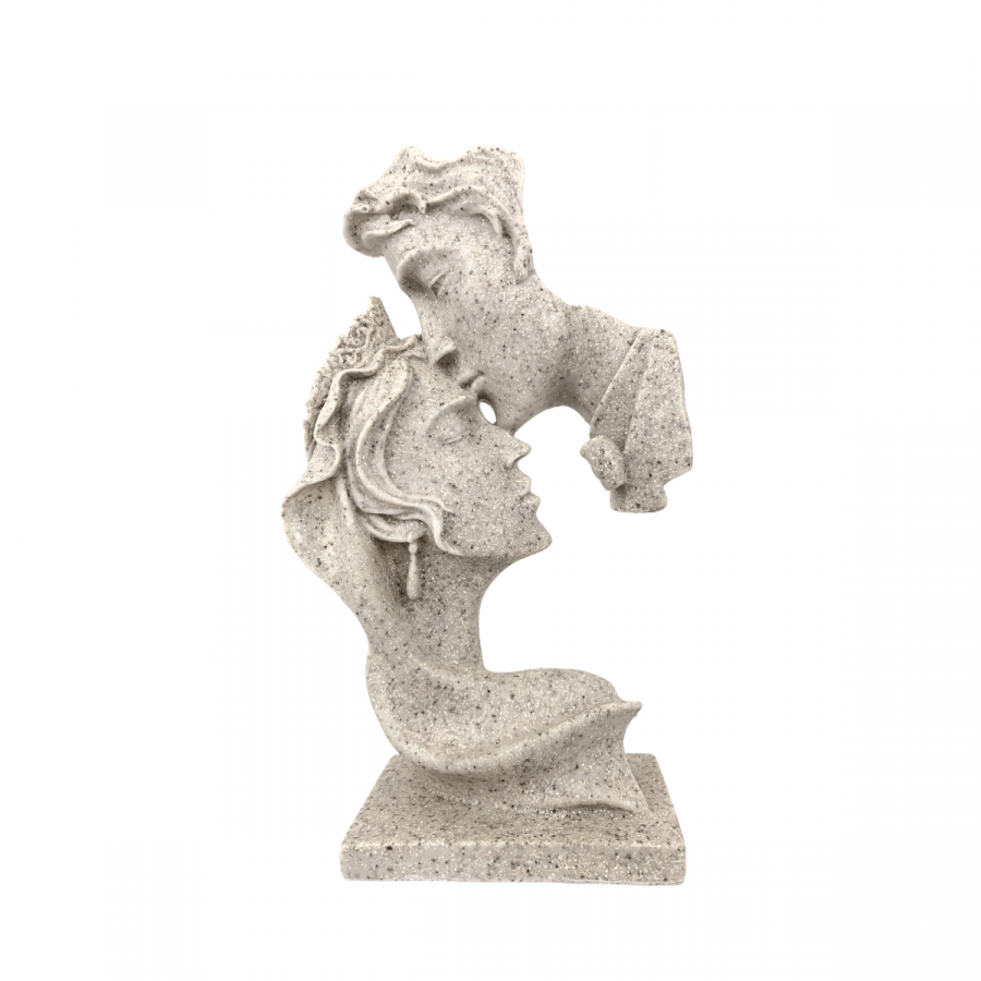 Figura decorativa mármol, Romeo & Julieta, 25.5cm