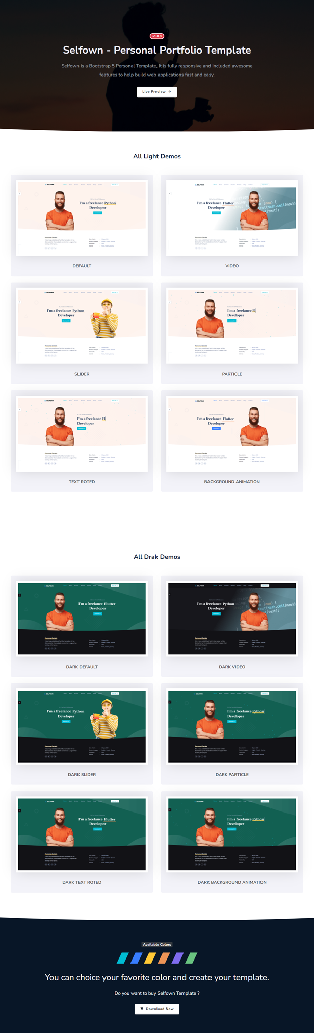Smartly - Responsive Bootstrap 4 Personal Template - 1