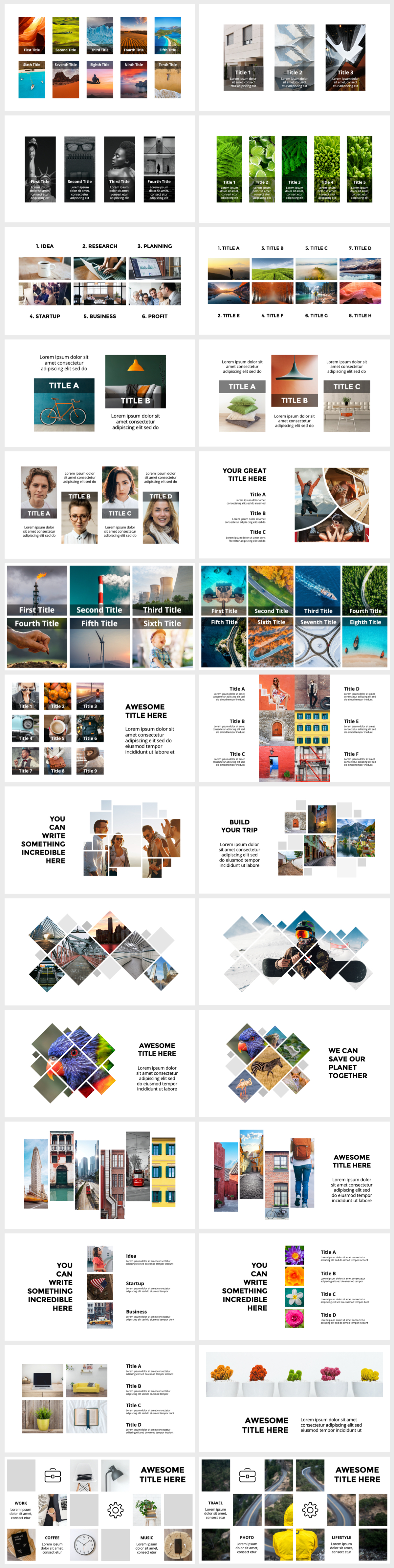 Huge Infographics Bundle! Lifetime Updates! PowerPoint, Photoshop, Illustrator. - 124