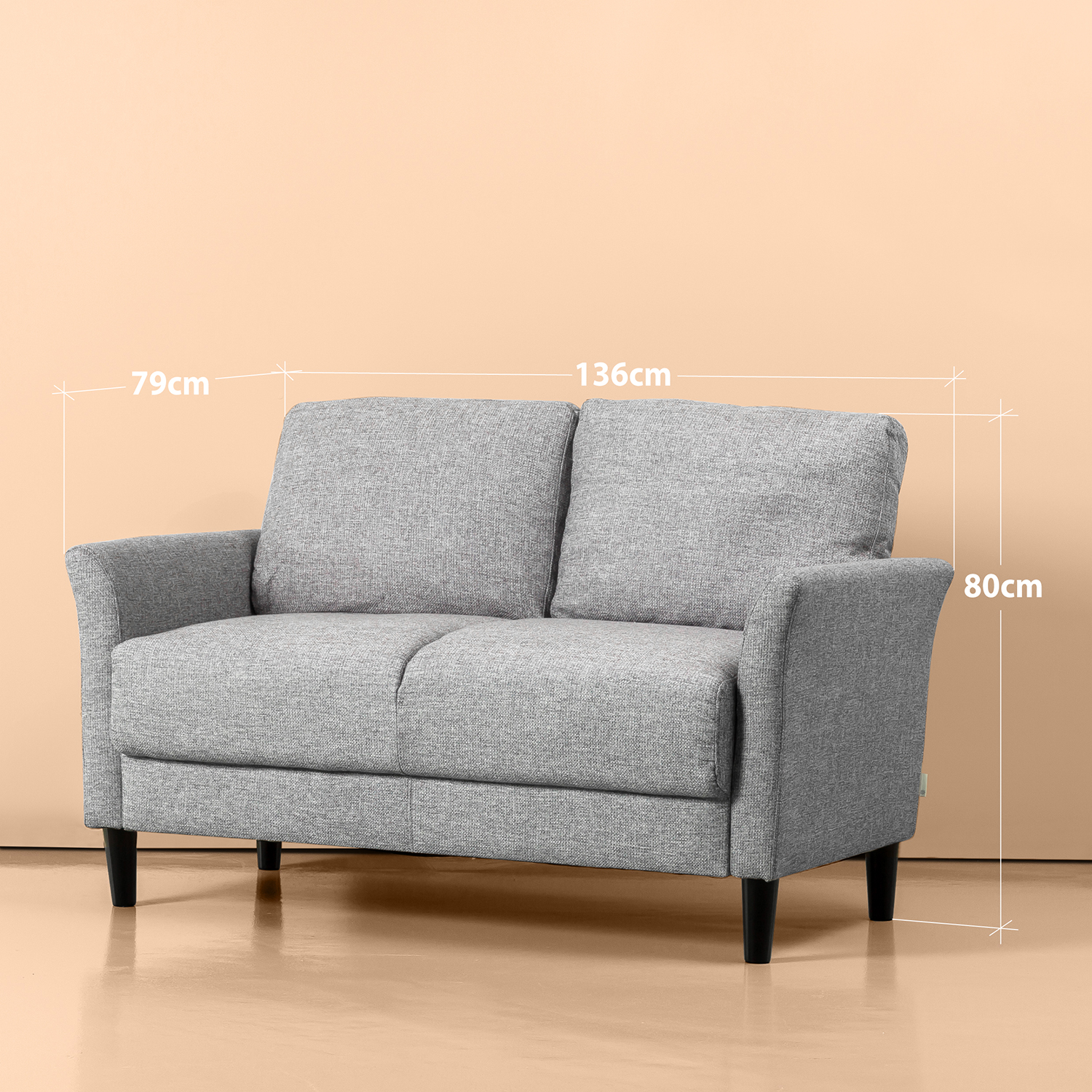 Zinus Sofa Couch Collection Fabric Leather with Ottoman and Armchair - Picture 24 of 24