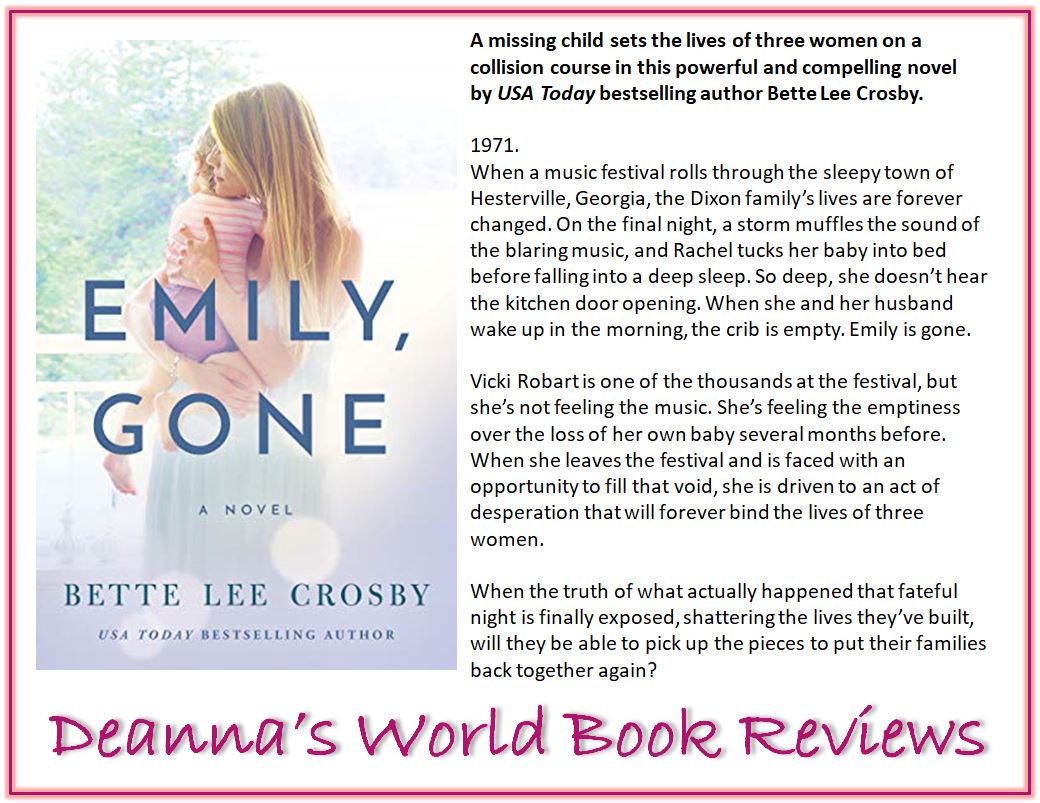 Emily Gone by Bette Lee Crosby blurb