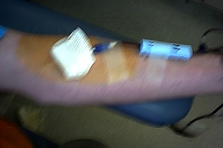 My arm is sterile!