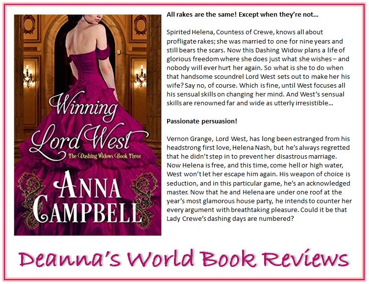 Winning Lord West by Anna Campbell blurb