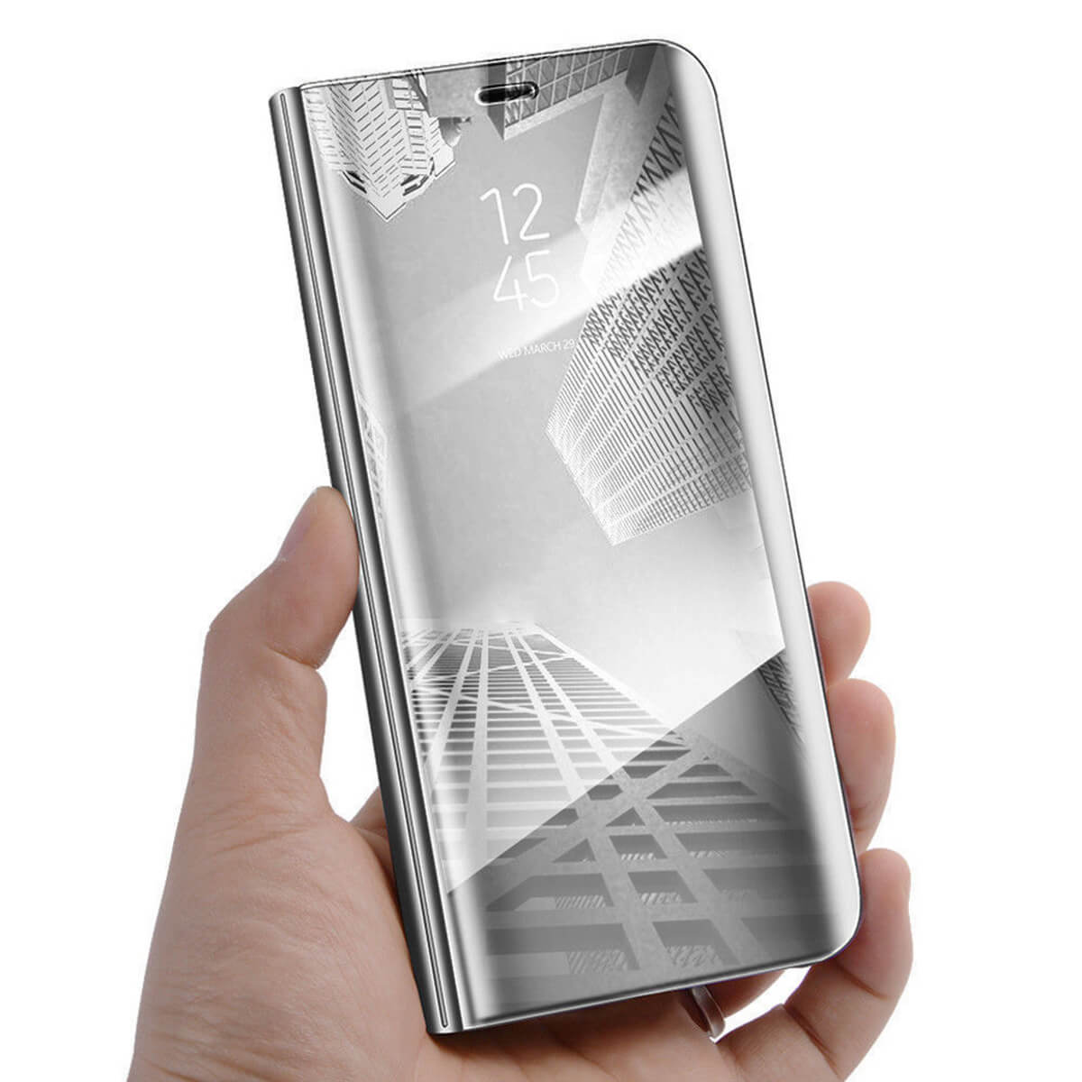 For Huawei P30 Pro Lite Mate 20 P20 Pro Smart View Mirror Flip Stand