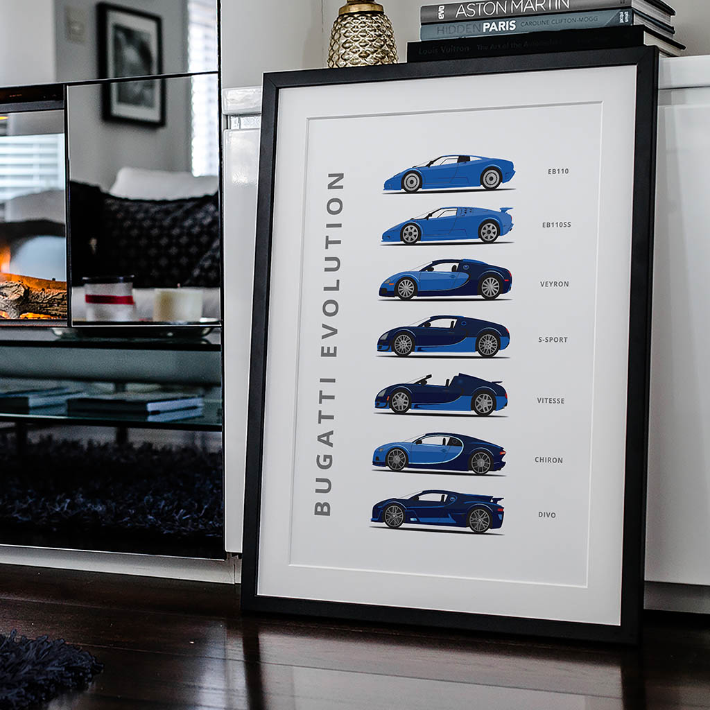 Cool classic car prints for Petrolheads by Rear View Prints
