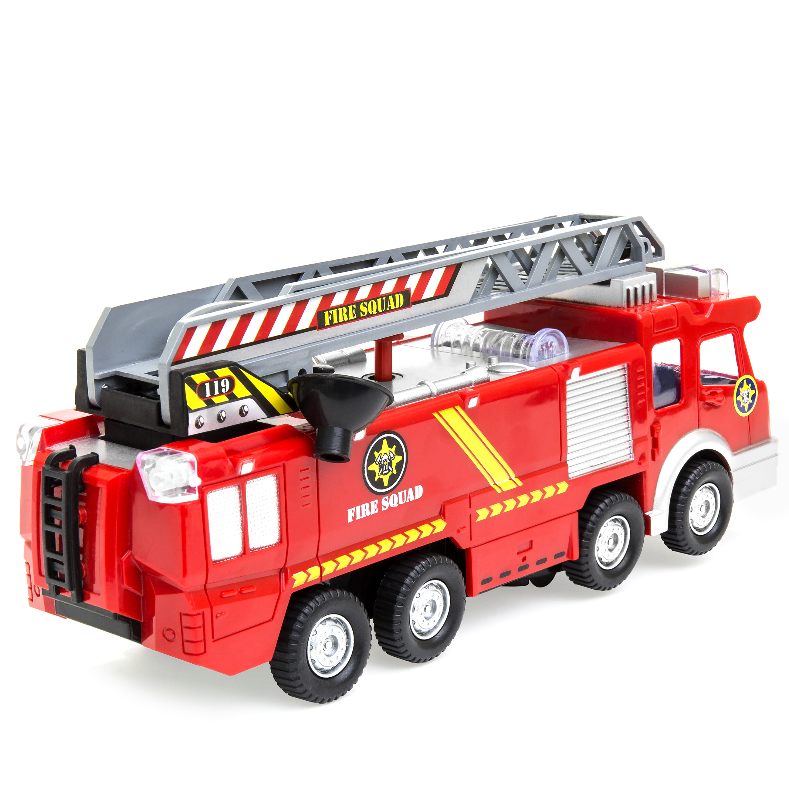 toy fire engine that sprays water