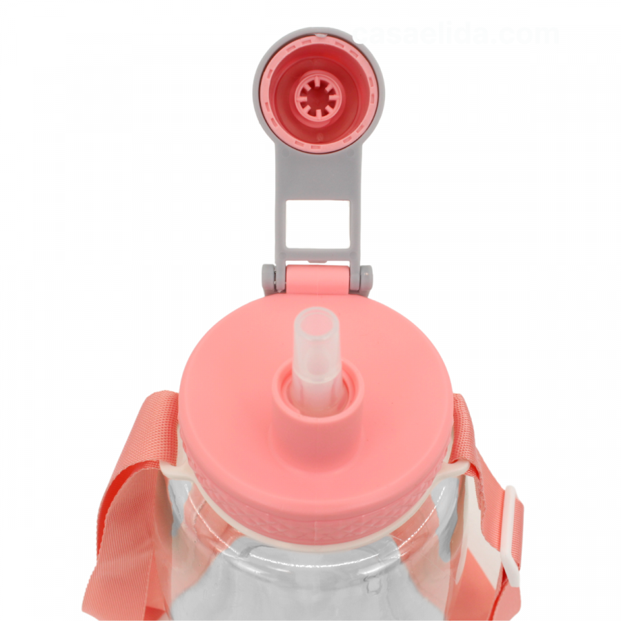Tomatodo con sorbete rosado, 1.4 litros, plástico pp