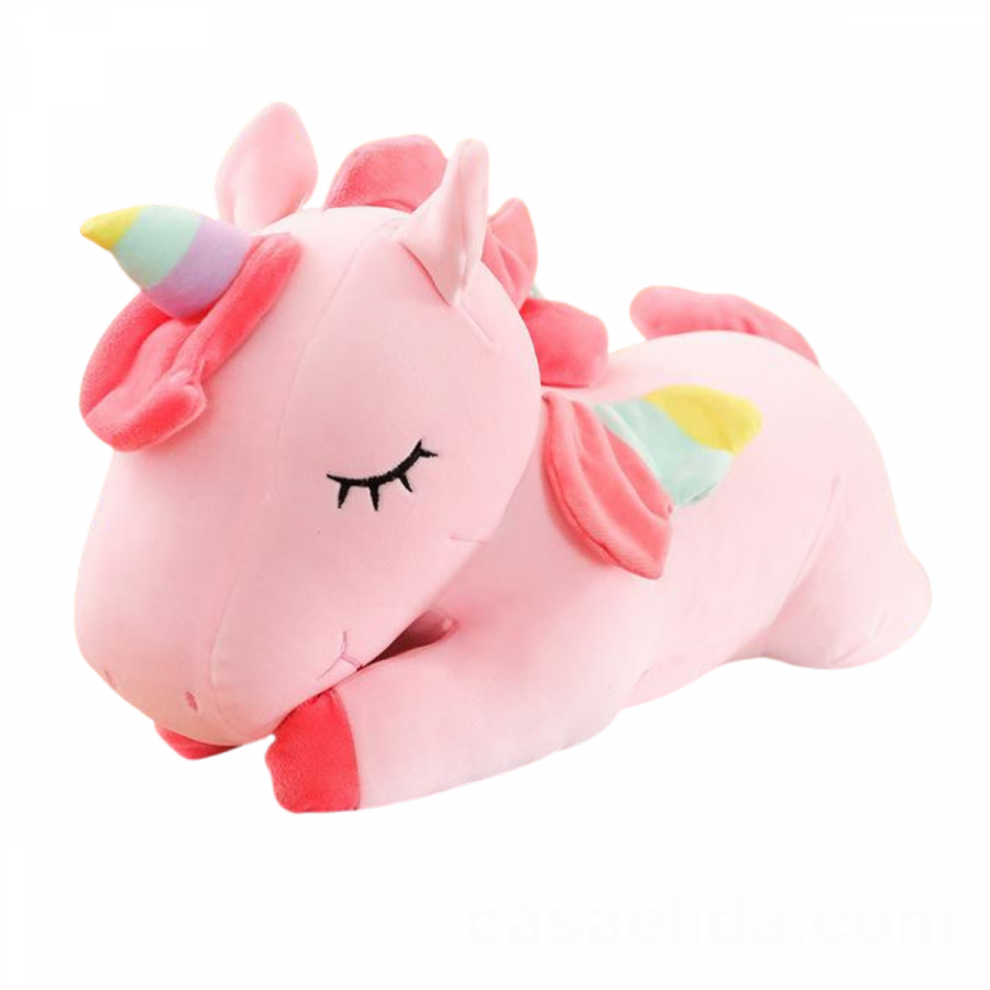 3 en 1 peluche, manta y almohada rosado, 50cm
