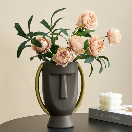 Maceta decorativa 21cm, cerámica