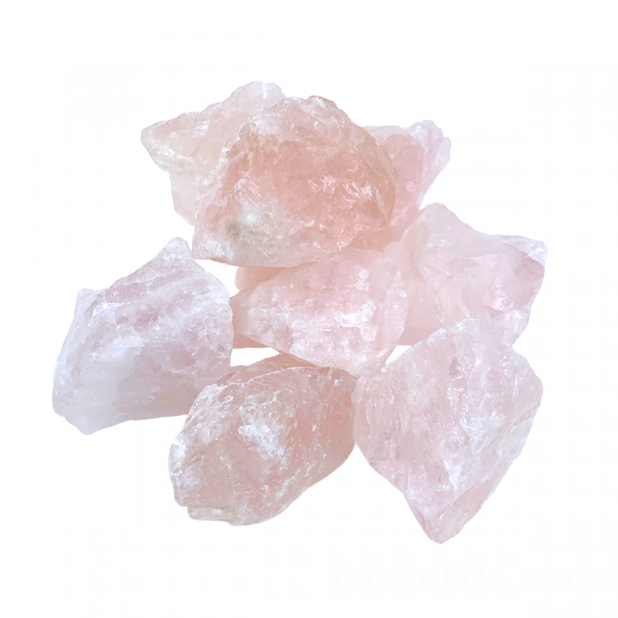 Piedra cuarzo rosado, 2~3cm