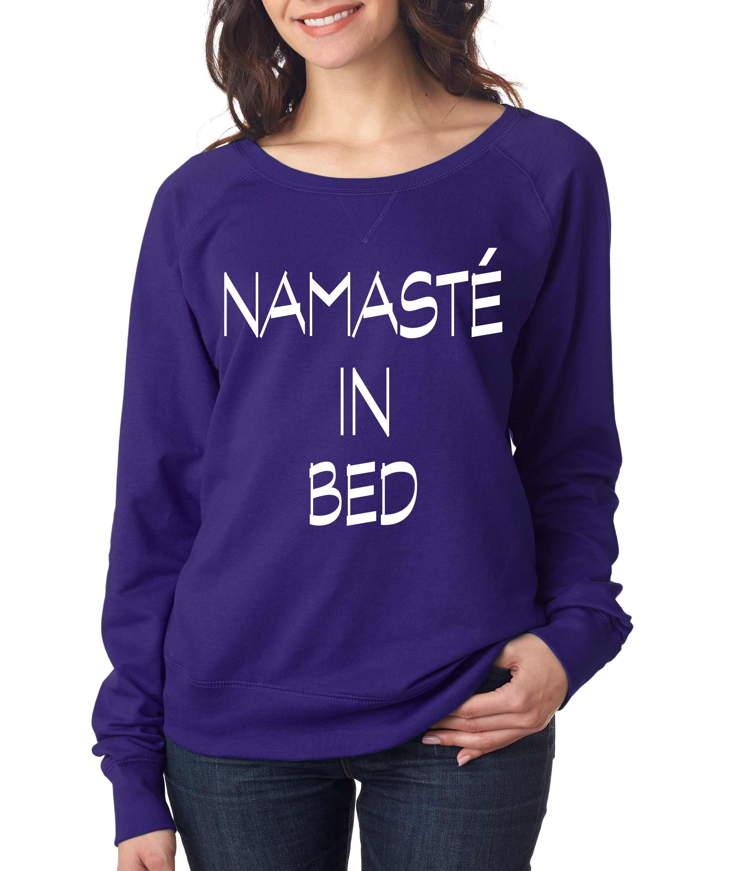 namaste in bed shirt