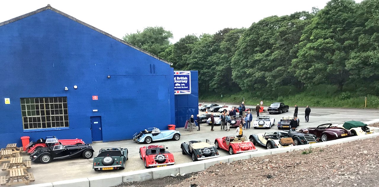 Morgan Club gathers at the Great British Car Journey