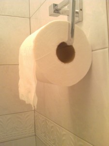 A Toilet Paper Roll No Longer In Wonky Land