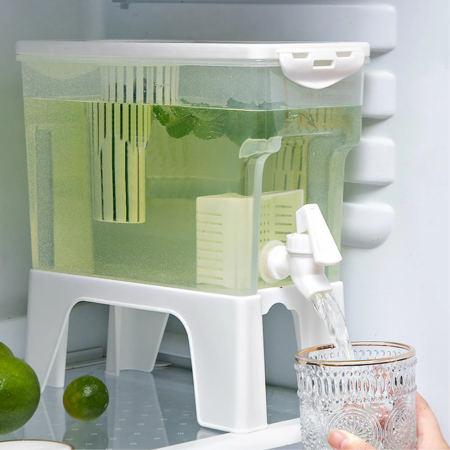 Dispensador de líquidos con soporte 25.5x26x12cm, 3.5 litros