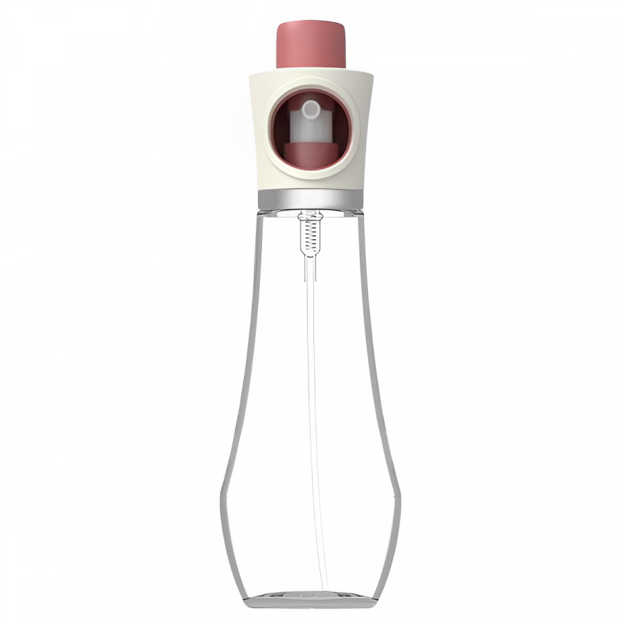 Dispensador de aceite en spray rojo claro, 230ml
