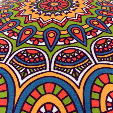 Cojín mandala festiva, 42cm