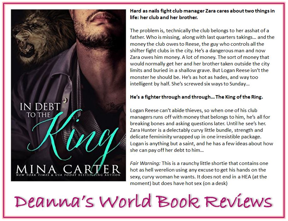 In Debt to the King by Mina Carter blurb