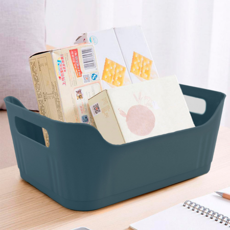 Caja organizadora azul, 10x24x17cm