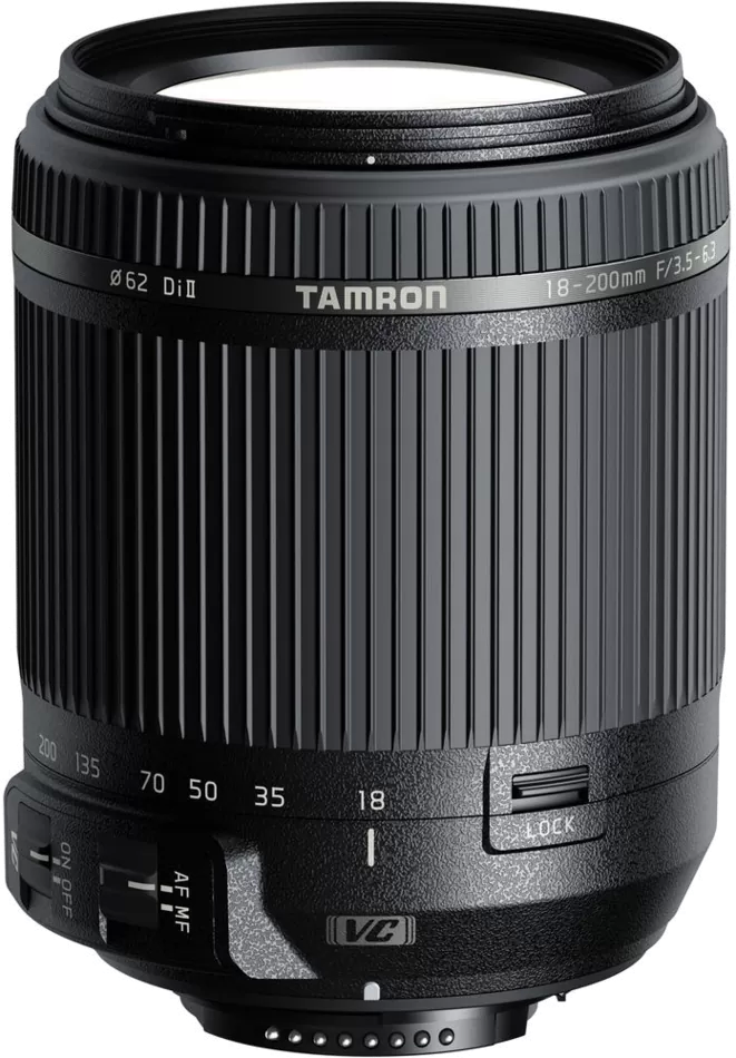 Tamron 18-200mm f/3.5-6.3 Di II VC Lens for Nikon F B018