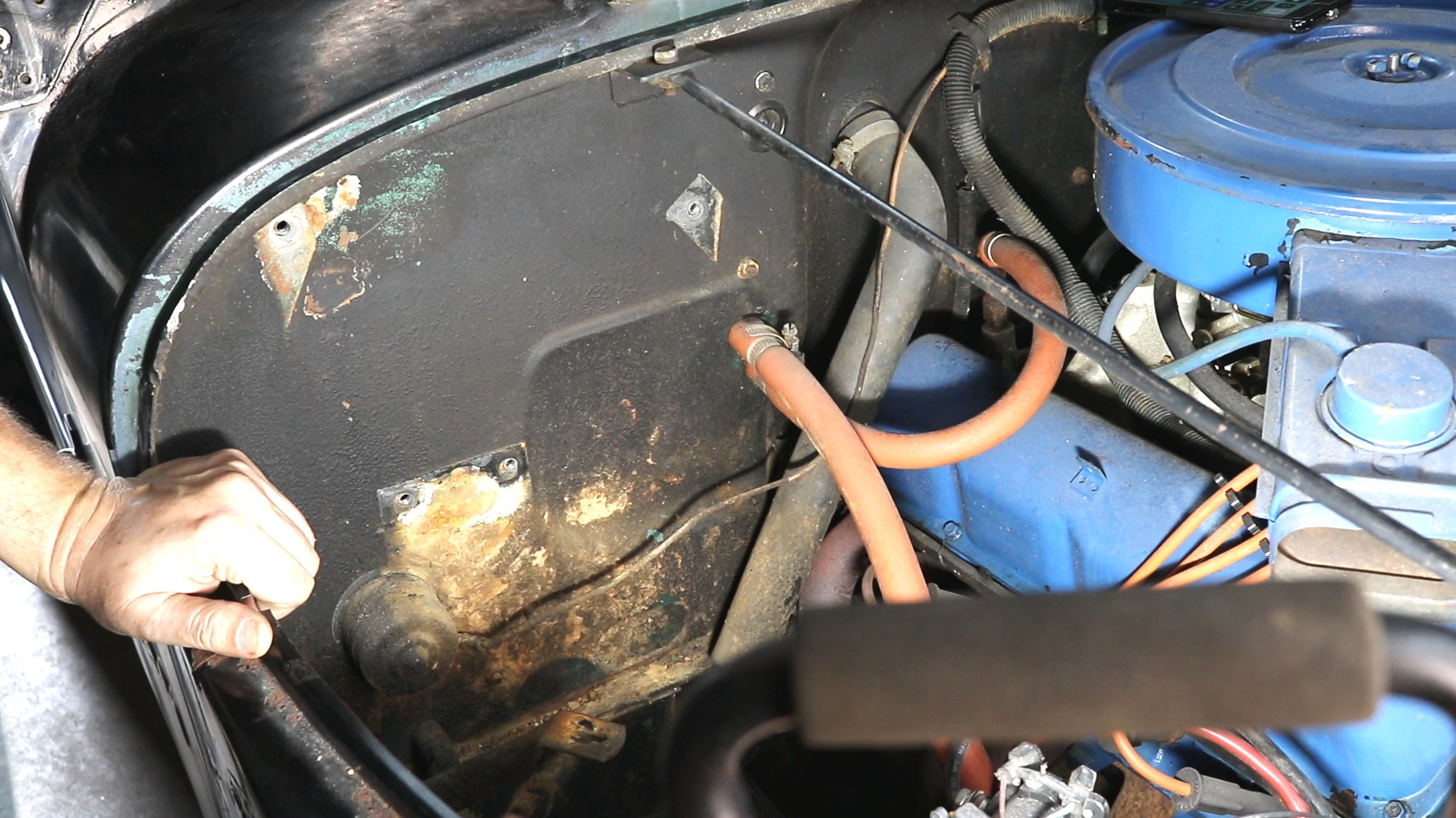 CJ7 Heater Box and Fresh Air Duct Restoration (video/photos/video/foam
