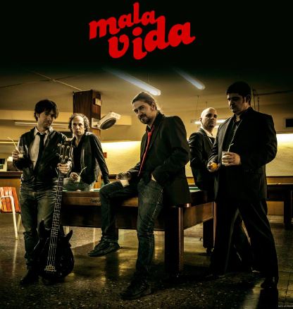 cartel grupo de versiones rock español MALAVIDA
