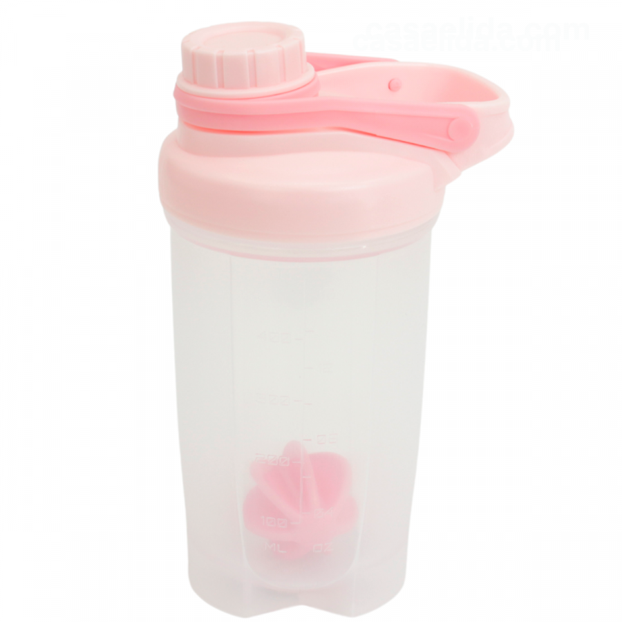 Tomatodo shaker rosado, 500ml, plástico pp