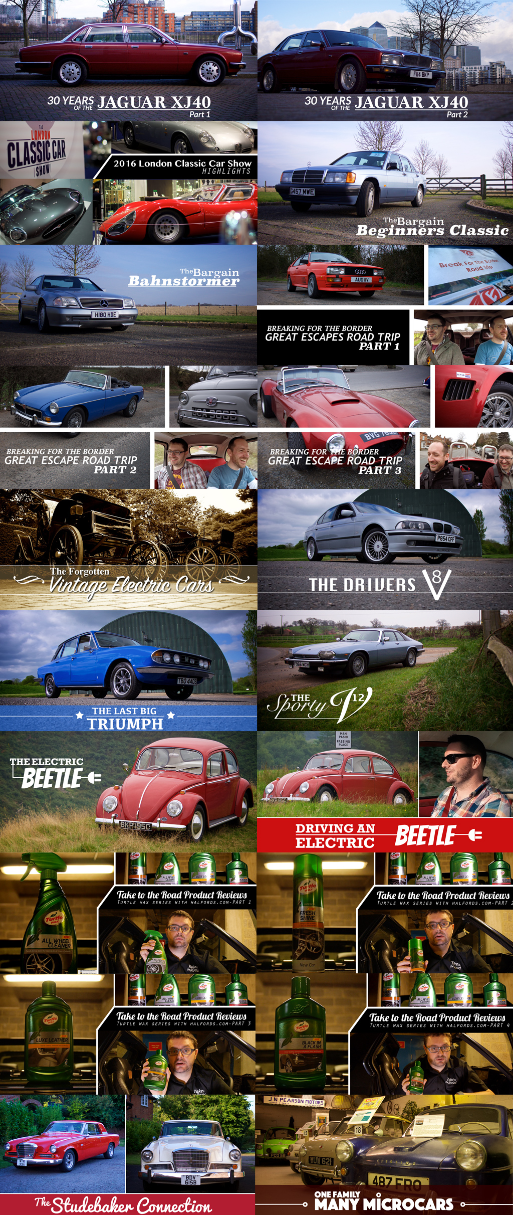 Take to the Road Classic Car Films in 2016