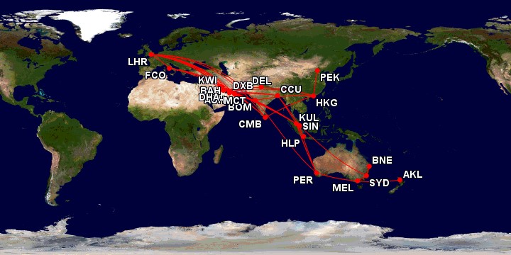 BA 747 Network Asia Australia Dec80