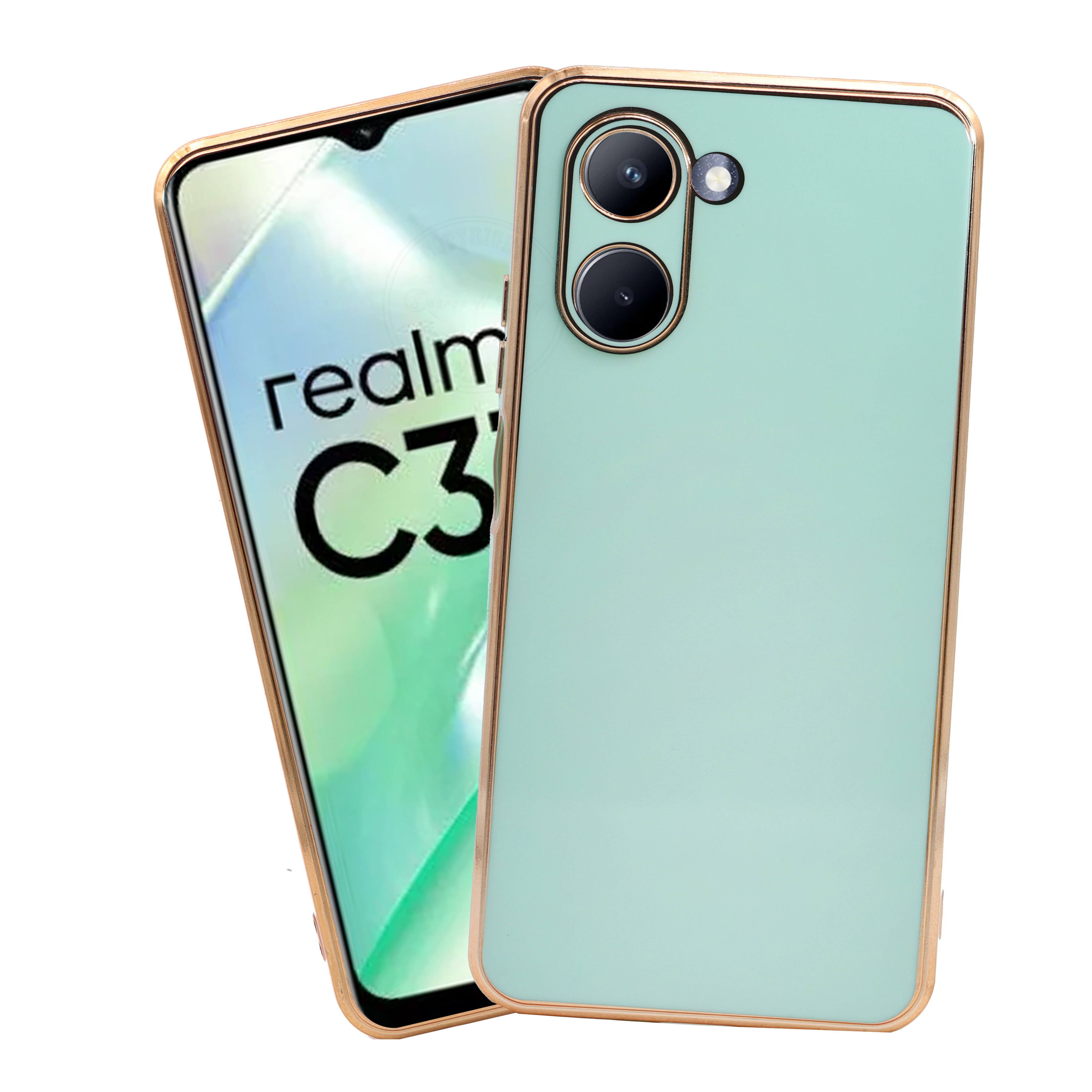 Realme C33 - 6D Chrome Mobile Back Cover
