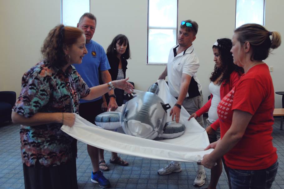 FAU Jupiter Campus Dolphin Project Learning to Handle Dolphins